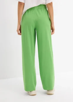 Pantalon en jersey interlock