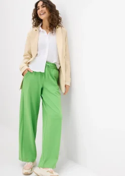 Pantalon en jersey interlock