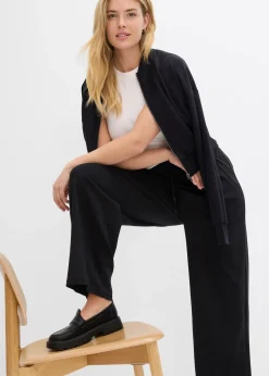 Pantalon en jersey interlock