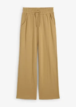 Pantalon en jersey interlock