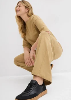 Pantalon en jersey interlock