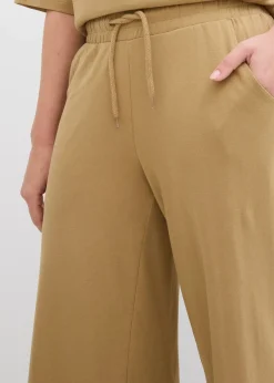 Pantalon en jersey interlock