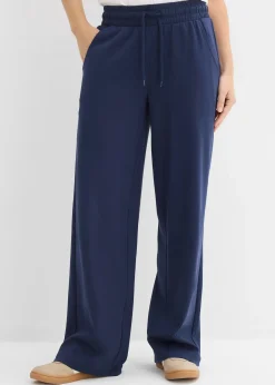 Pantalon en jersey interlock