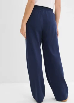 Pantalon en jersey interlock