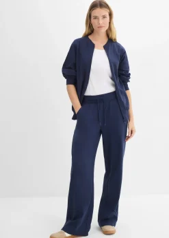 Pantalon en jersey interlock