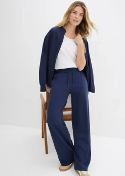 Pantalon en jersey interlock