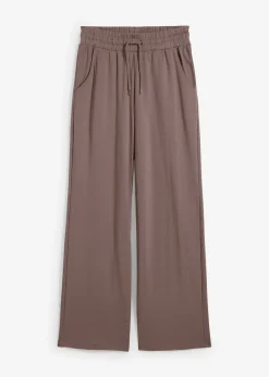 Pantalon en jersey interlock