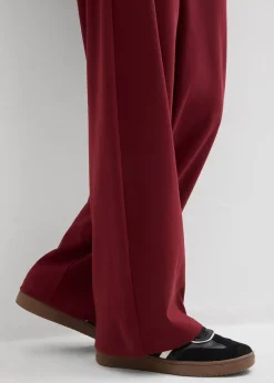 Pantalon en jersey interlock