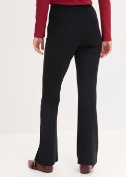 Pantalon en jersey milano à taille élastiquée