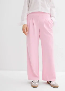 Pantalon en jersey néoprène à pinces