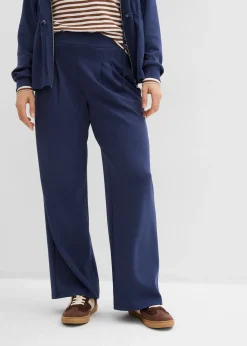 Pantalon en jersey néoprène à pinces