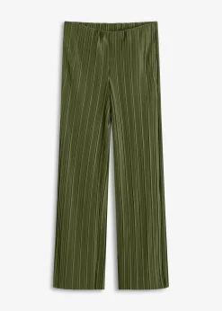 Pantalon en jersey plissé