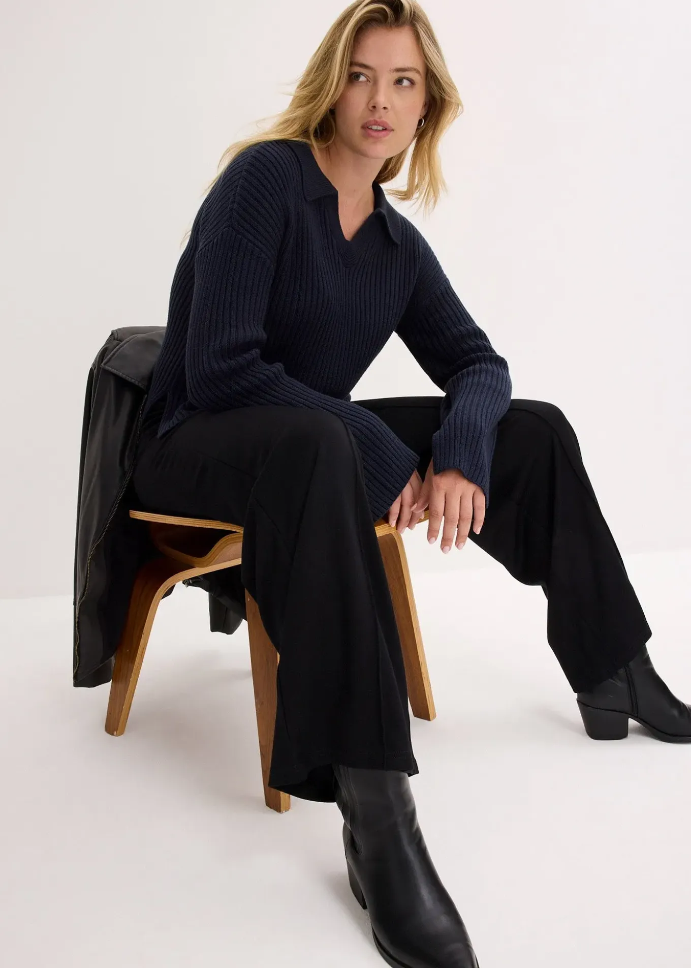 Pantalon en jersey Punto di Roma confortable