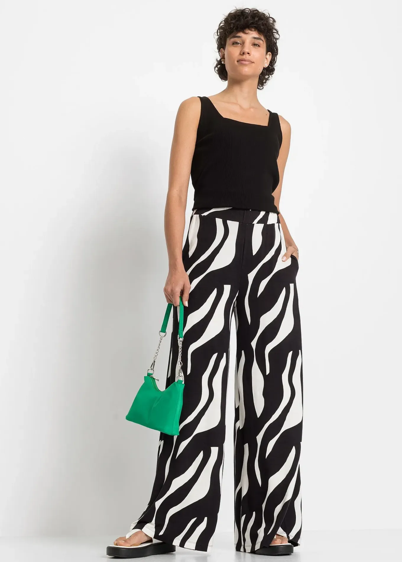Pantalon en jersey viscose