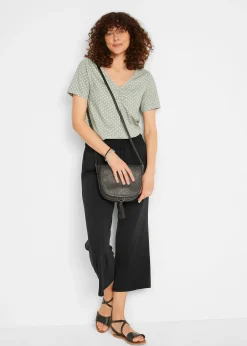 Pantalon en jersey viscose