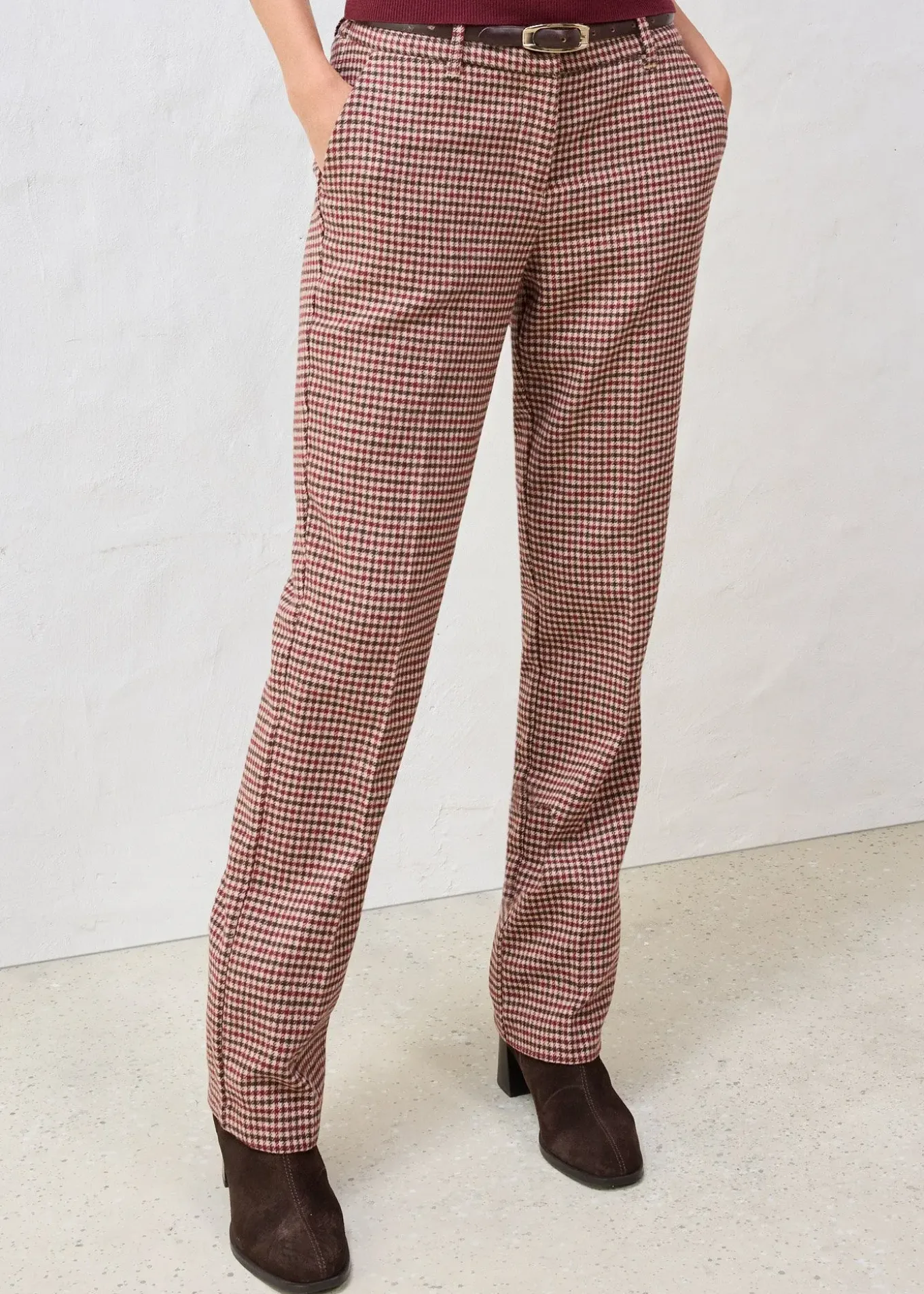 Pantalon en laine majoritaire