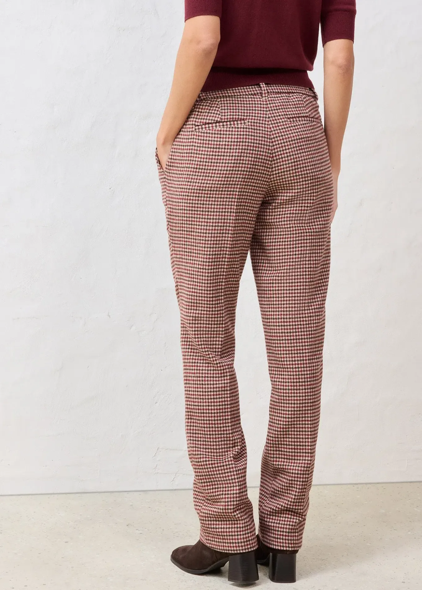 Pantalon en laine majoritaire