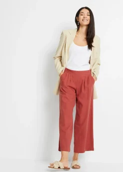 Pantalon en lin majoritaire