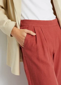 Pantalon en lin majoritaire