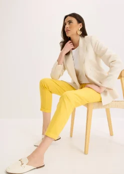 Pantalon en lin mélangé