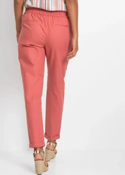 Pantalon en lin mélangé