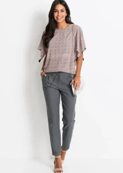 Pantalon en lin mélangé