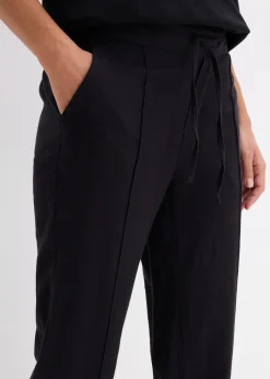 Pantalon en lin mélangé