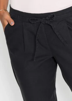 Pantalon en lin mélangé