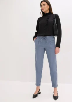 Pantalon en lin mélangé