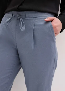Pantalon en lin mélangé