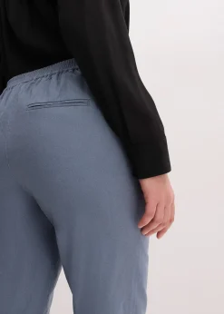 Pantalon en lin mélangé