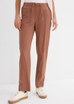 Pantalon en lin mélangé