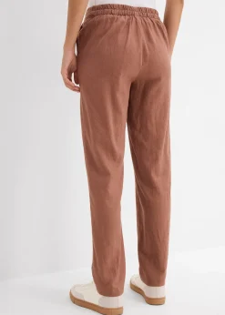 Pantalon en lin mélangé