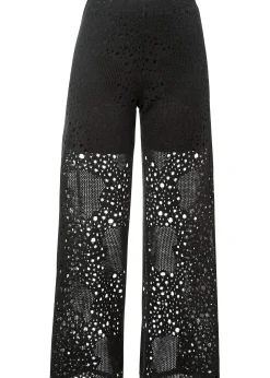 Pantalon en maille taille extensible