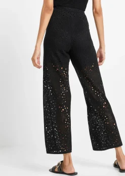 Pantalon en maille taille extensible