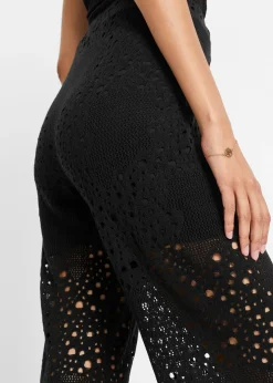 Pantalon en maille taille extensible