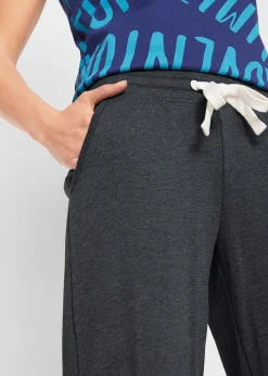 Pantalon en molleton, taille élastiquée