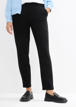 Pantalon en néoprène à taille élastiquée