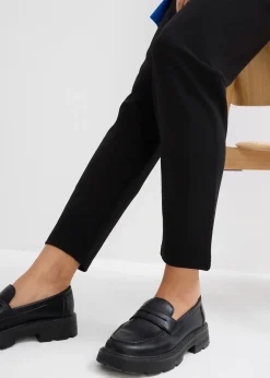 Pantalon en néoprène à taille élastiquée