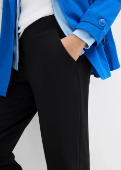 Pantalon en néoprène à taille élastiquée