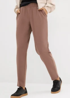 Pantalon en néoprène à taille élastiquée