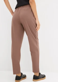 Pantalon en néoprène à taille élastiquée