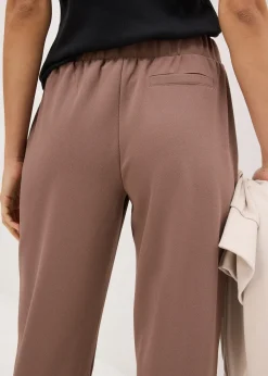 Pantalon en néoprène à taille élastiquée
