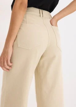 Pantalon en twill 100% coton