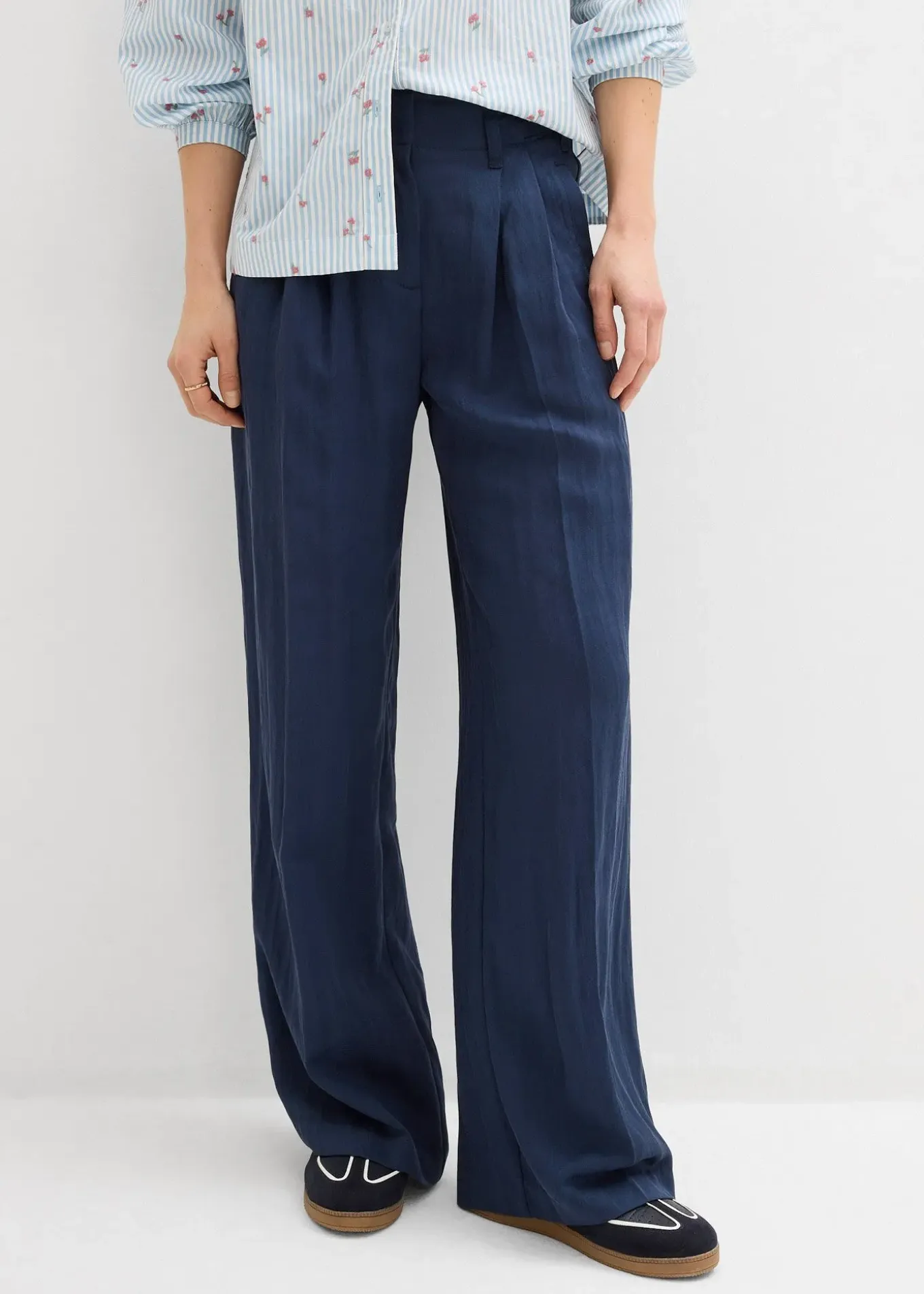 Pantalon en twill à taille réglable