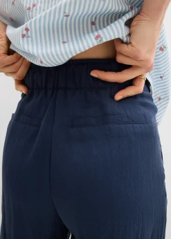 Pantalon en twill à taille réglable