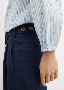Pantalon en twill à taille réglable