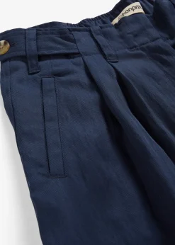 Pantalon en twill à taille réglable