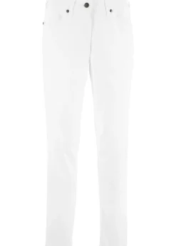 Pantalon en twill à taille élastiquée