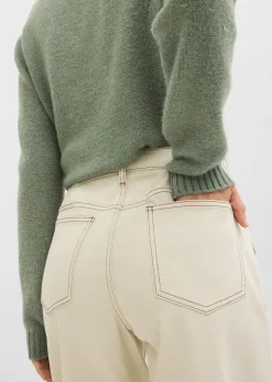 Pantalon en twill barrel